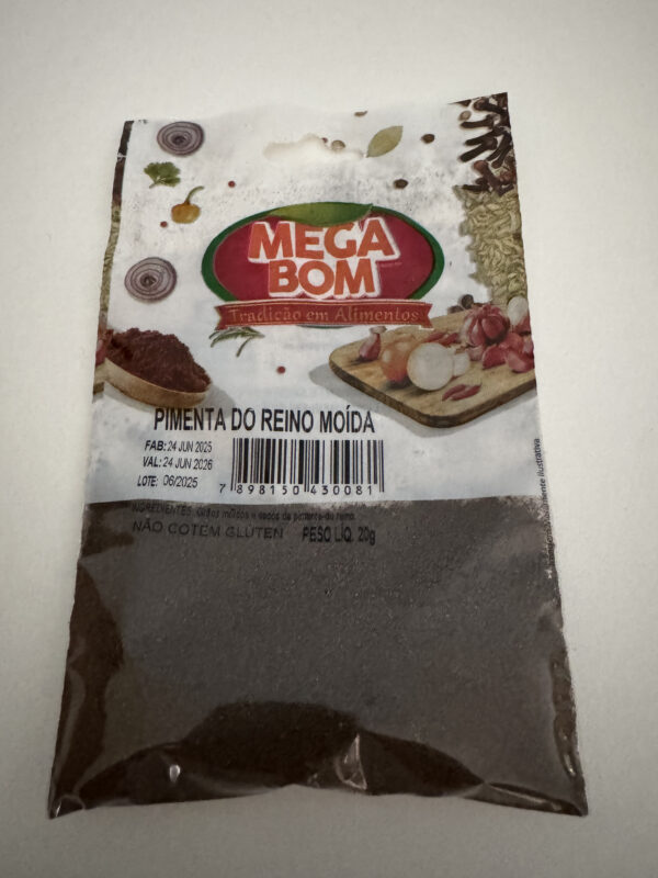 Pimenta do Reino Moída